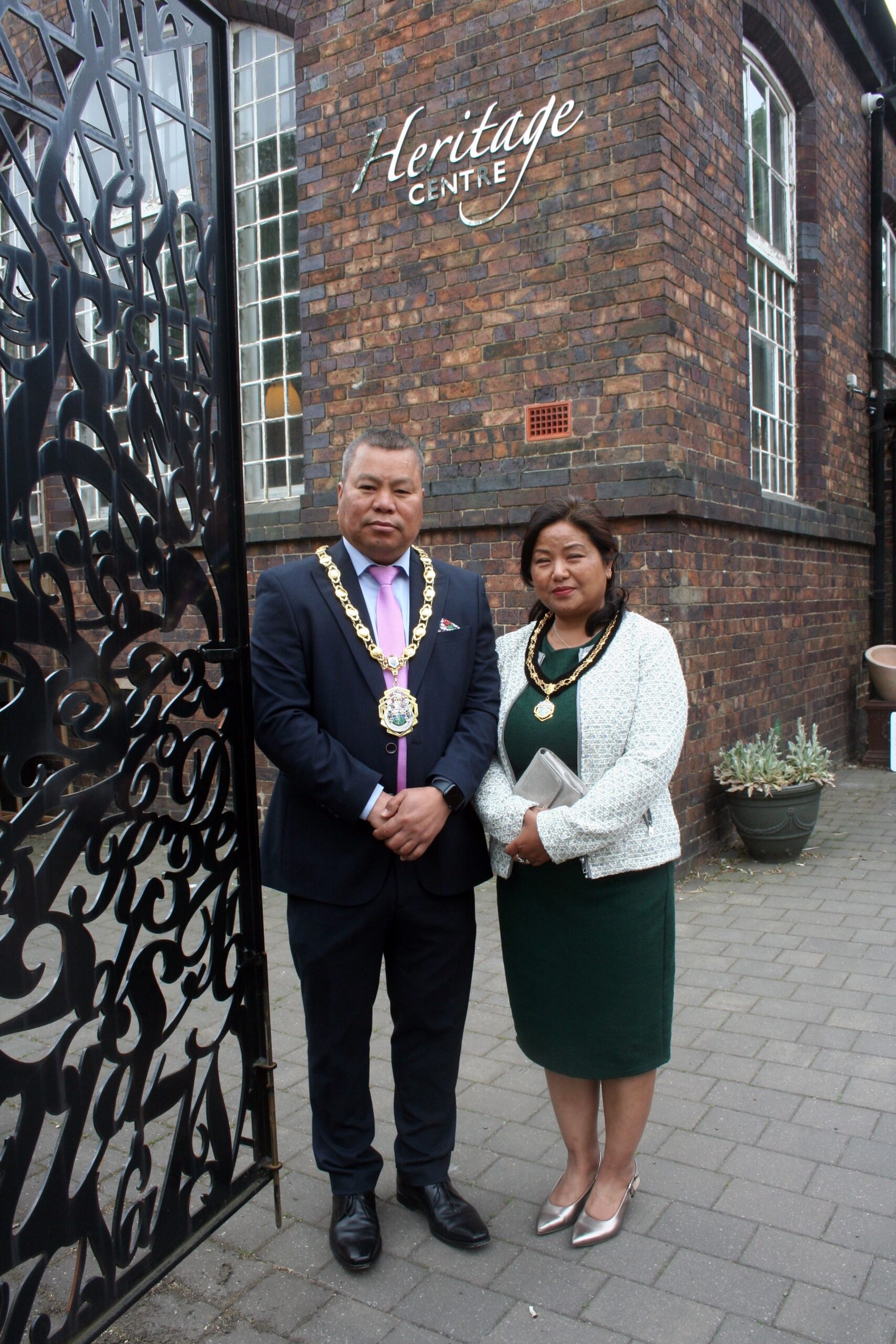 mayor and mayoress